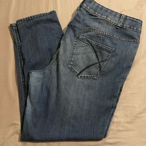 Lane Bryant dark wash jeans